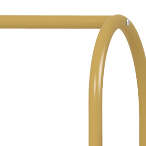 Prateleira de Armazenamento Multicamadas de Metal Dourado | Cabideiro