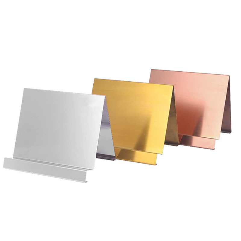 Exposição de aço inoxidável da bolsa da carteira para a loja de roupa