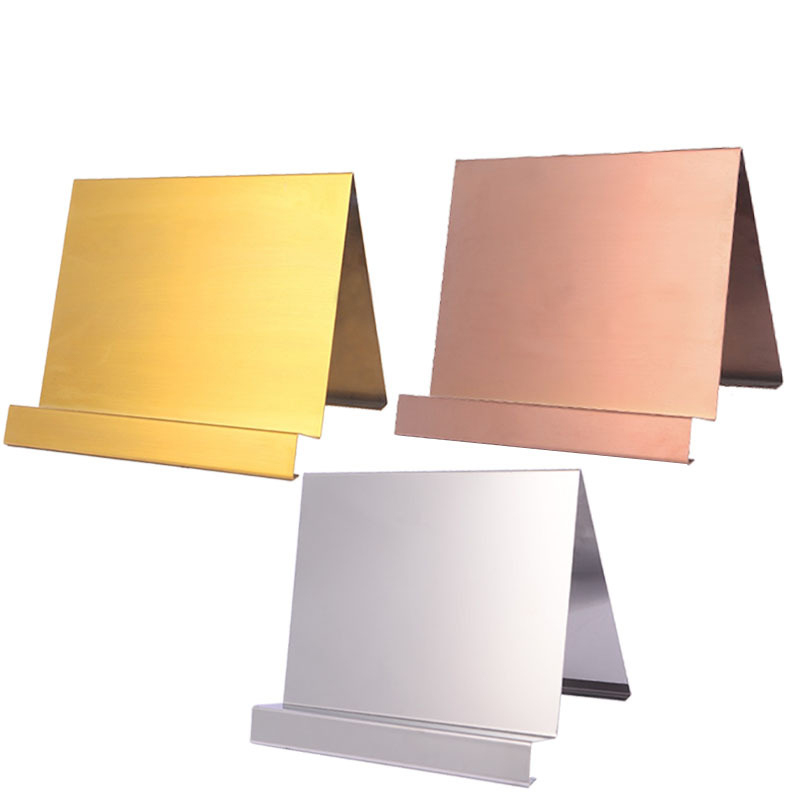 Exposição de aço inoxidável da bolsa da carteira para a loja de roupa