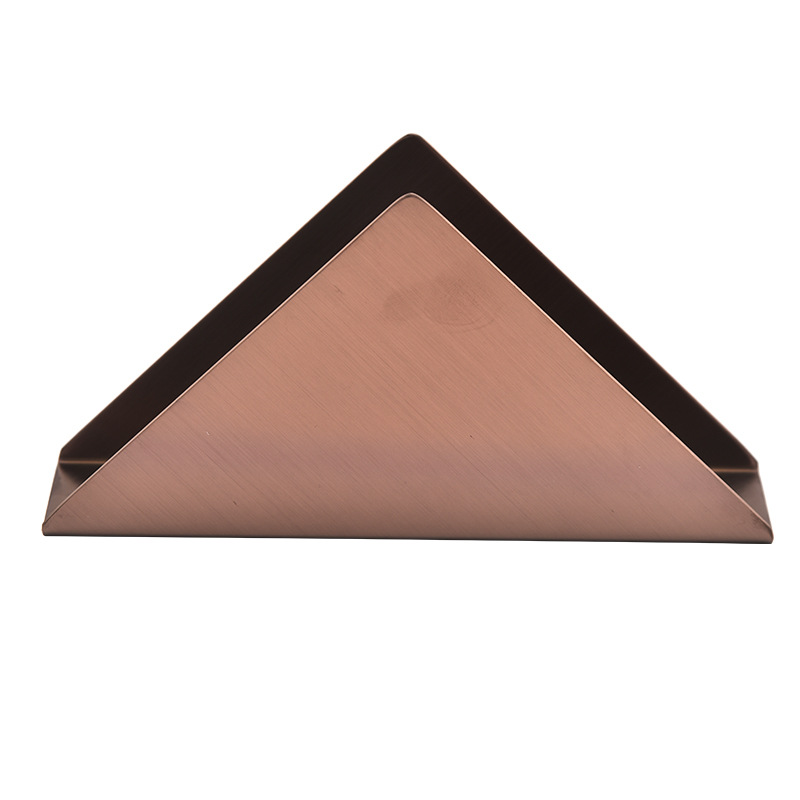 Porta-guardanapos de aço inoxidável para mesa de restaurante